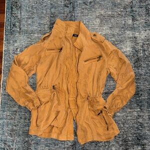 Max Jeans Women's Utility Jacket in Tan